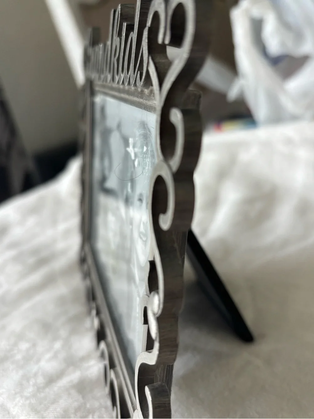 Grandkids Decorative Photo Frame - Gray